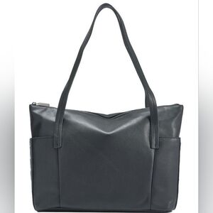 Hammitt Addie Large Pebble Leather Tote Bag In Black